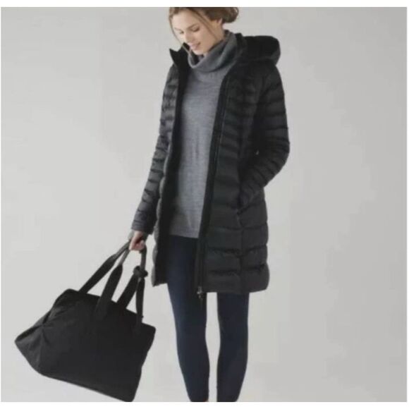 LULULEMON Women’s Dark Gray Long Sleeve Sweat and Savasana Sweater Size 6 Merino - Picture 3 of 8